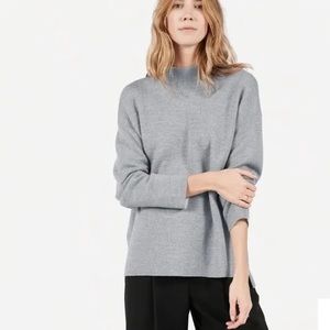 Everlane Double Knit Mockneck Luxe Sweater